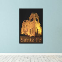 Cathédrale Saint François de père Noël à la nuit