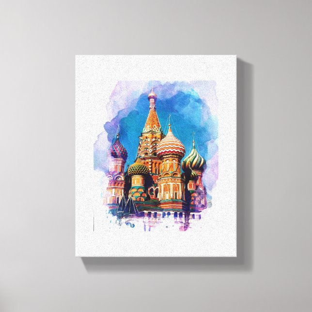 Toile Cathédrale St Basil Moscou Russie Architecture (Recto)