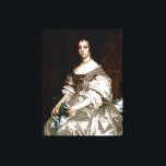 Toile Catherine de Braganza par Sir Peter Lely<br><div class="desc">Portrait vintage de Catherine de Braganza,  Infante du Portugal et Reine Consort à Charles II d'Angleterre,  d'Ecosse et d'Irlande.</div>
