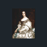 Toile Catherine de Braganza par Sir Peter Lely<br><div class="desc">Portrait vintage de Catherine de Braganza, Infante du Portugal et Reine Consort à Charles II d'Angleterre, d'Ecosse et d'Irlande.</div>