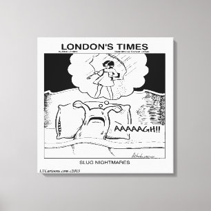 Toile Cauchemar des limaces Classique LTCartoons Bande d