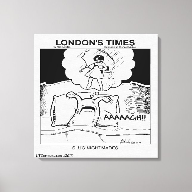 Toile Cauchemar des limaces Classique LTCartoons Bande d (Recto)