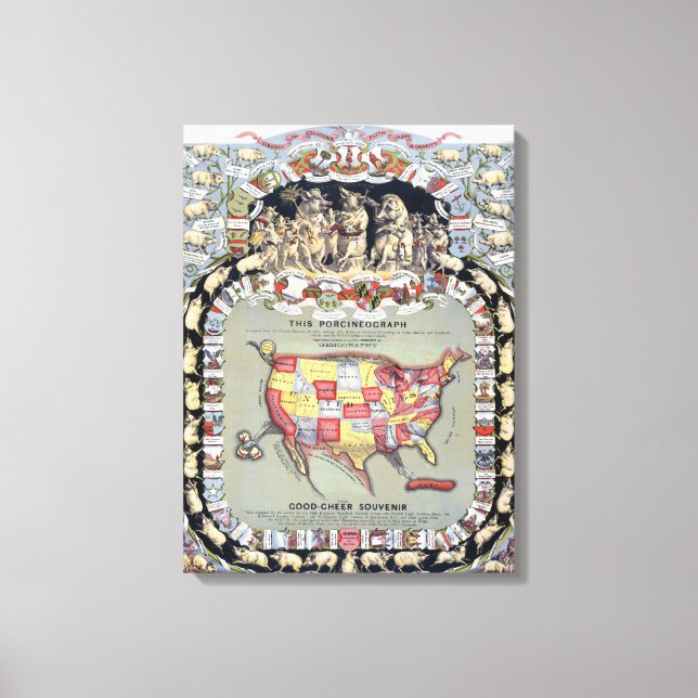 Toile CE PORCINÉOGRAPHE, c1876 (Recto)