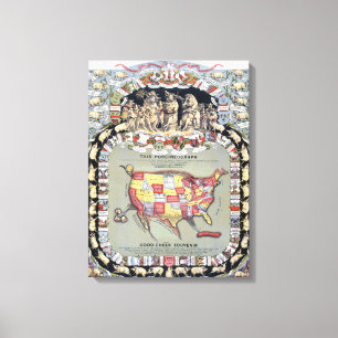 Toile CE PORCINÉOGRAPHE, c1876