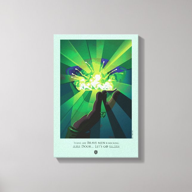 Toile Ce Sont Des Hommes Courageux Qui Touchent À Notre  (Recto)