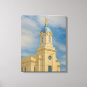 Toile Cedar City Utah Temple Painting™ LDS Art Canvas