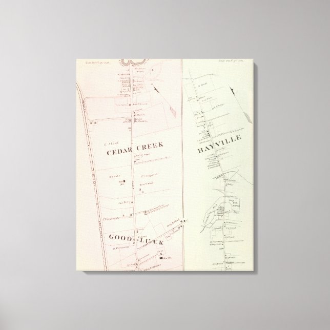 Toile Cedar Creek, Goodluck Bayville, New Jersey (Recto)