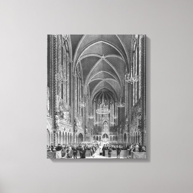 Toile Célébration de la messe pour la magistrature (Recto)