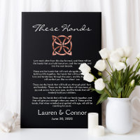 Celtic Knot Irlandais Handfassaké Mariage Keepsaké