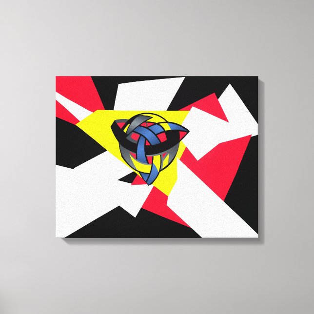 Toile Celtique moderne du monde noué Imprimer (Recto)