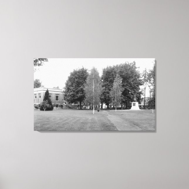 Toile Centralia, WA Vue de la ville de City Park Photo (Recto)