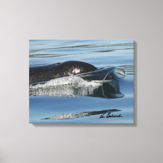 Toile Centre de recherche sur les baleines - Imprimé sur