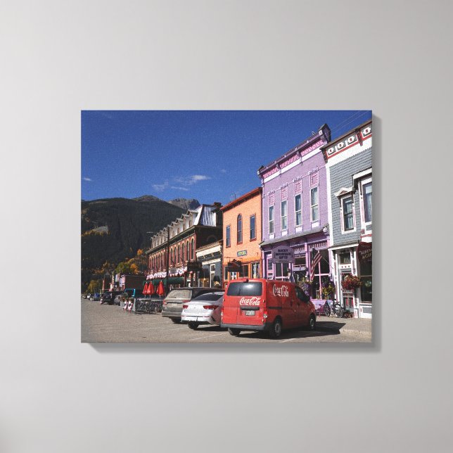 Toile Centre historique Silverton Colorado (Recto)