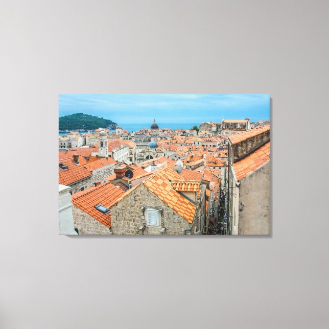 Toile Centre-ville de Dubrovnik (Recto)