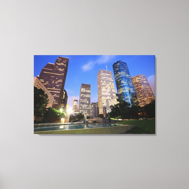 Toile Centre-ville de Houston, Texas (Recto)