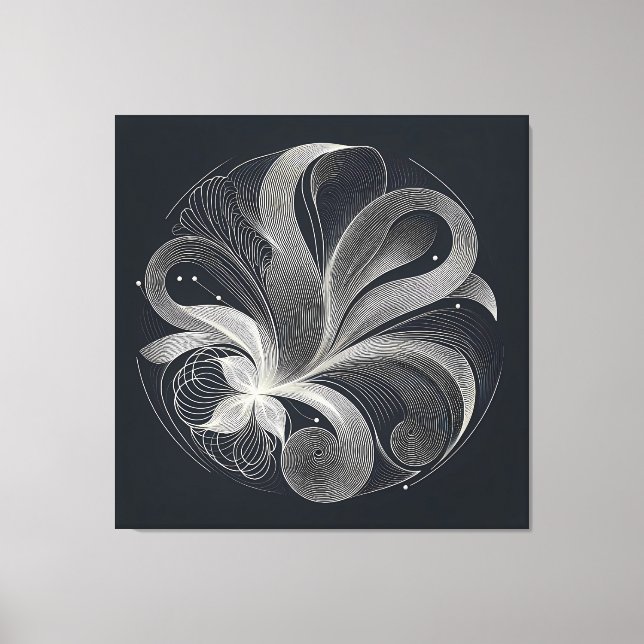 Toile Cercle de flux en filigrane (Recto)