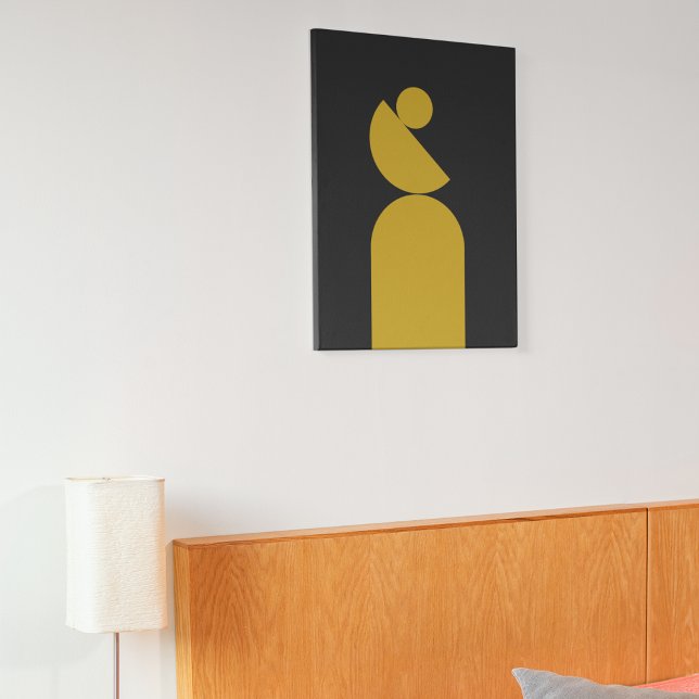 Toile Cercle équilibré du milieu du siècle (Créateur téléchargé)