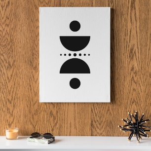 Toile Cercle Minimaliste
