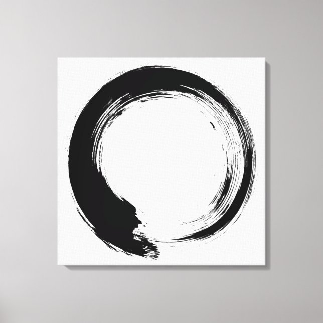 Toile Cercle Zen Enso (Recto)