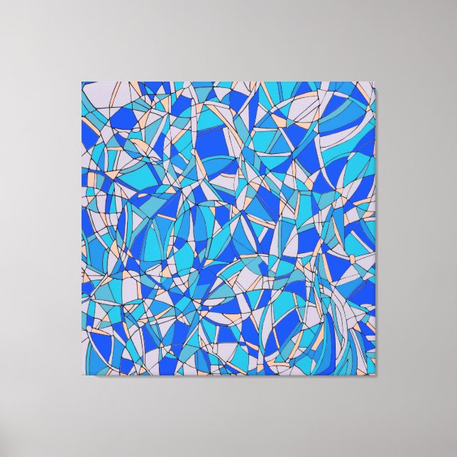 Toile Cercles Abstraits (Recto)