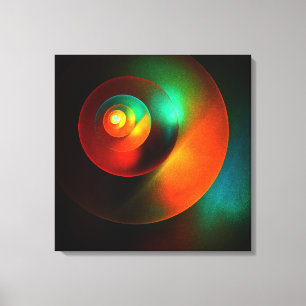 Toile Cercles colorés Motif d'art Abstrait moderne #18