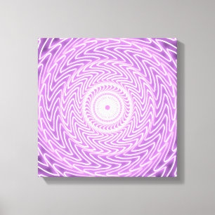 Toile Cercles Lilac motif