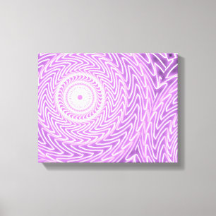 Toile Cercles Lilac motif