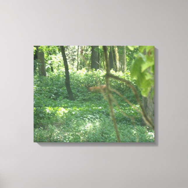 Toile Cerf blanc (Recto)