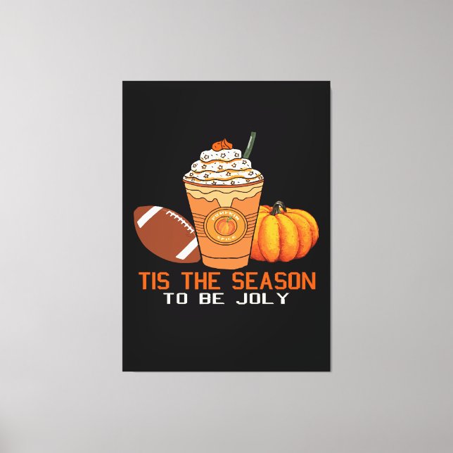 Toile c'est la saison d'être joyeux noël (Recto)