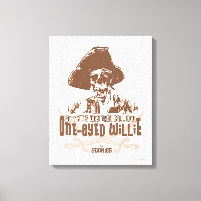 Toile "C'est pour ça qu'ils t'appellent One-Eyed Willie" (Recto)