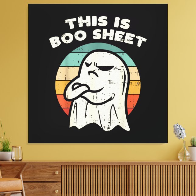 Toile C'est une feuille de fantôme Boo  (Insitu(Salon))