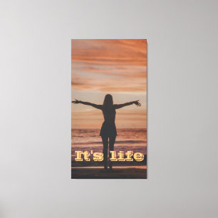 Toile C'est une fille sans vie