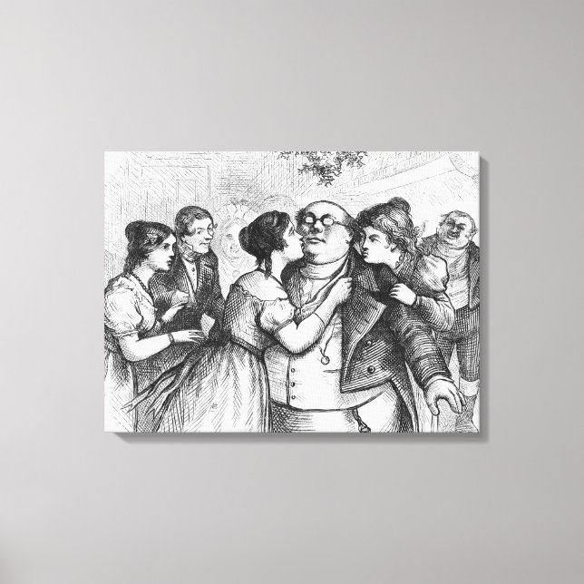 Toile C'était une chose agréable de voir M. Pickwick (Recto)
