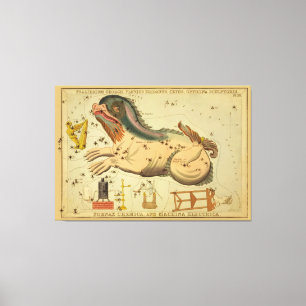 Toile Cetus - Image Vintage de l'étoile astronomique