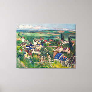 Toile Cezanne - Auvers, Vue panoramique,