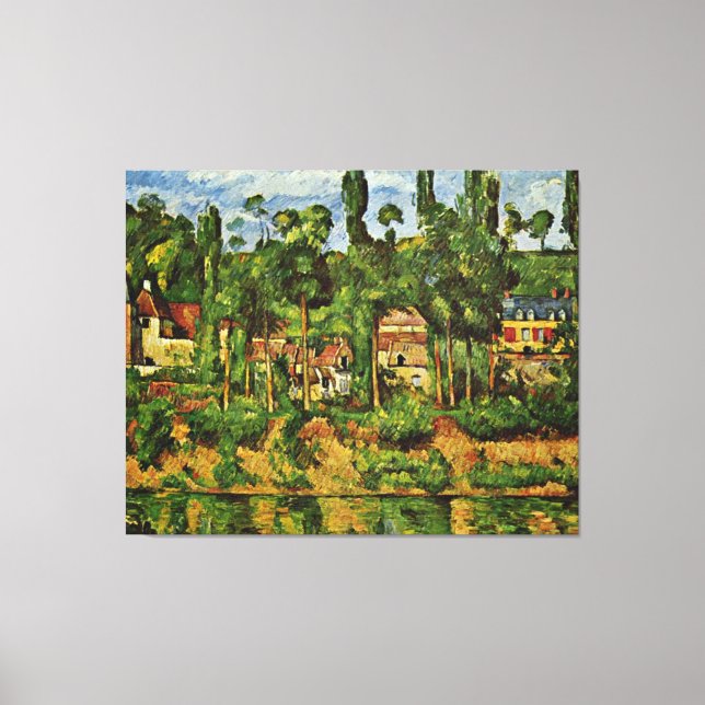 Toile Cezanne - Le Château de Medan (Recto)