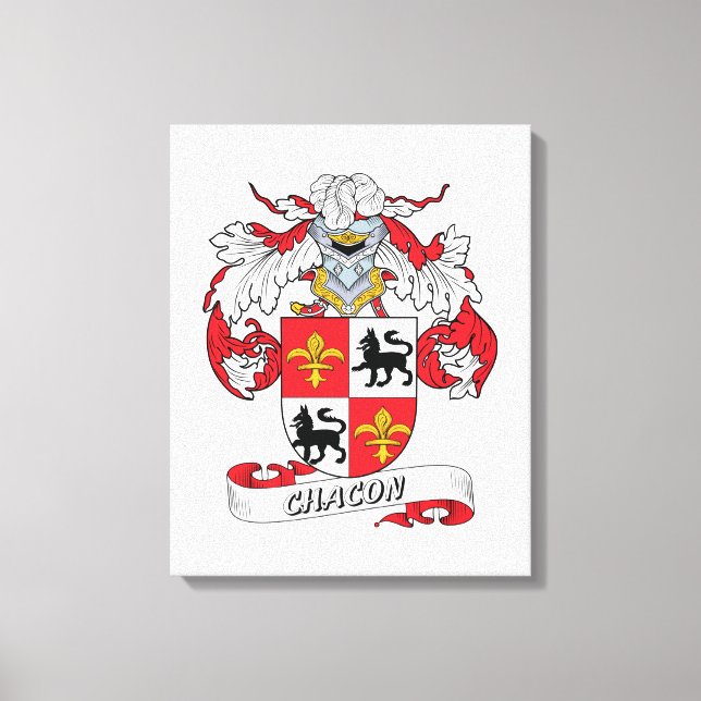 Toile Chacon Family Crest (Recto)