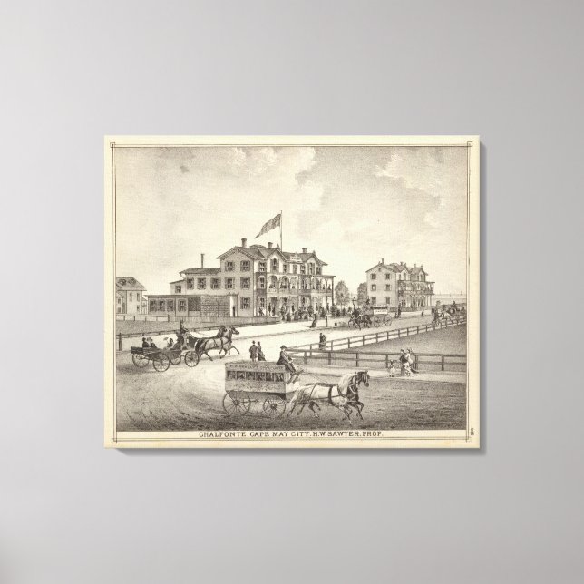 Toile Chalfonte, Cape May City, New Jersey (Recto)