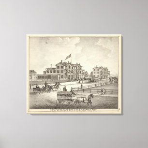 Toile Chalfonte, ville de Cape May, New Jersey