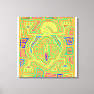 Toile Chamane avec enfant