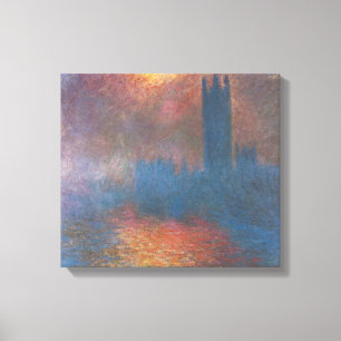 Toile Chambres du Parlement, Londres par Claude Monet