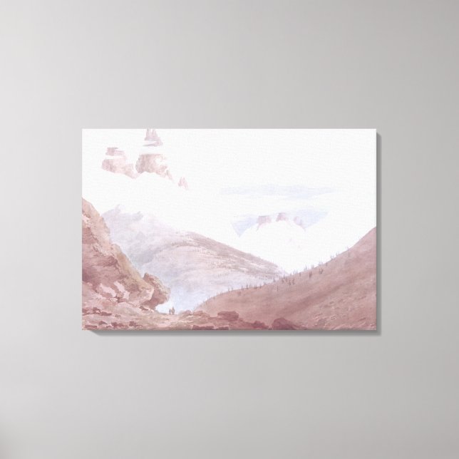 Toile Chamonix et Martigny (Recto)