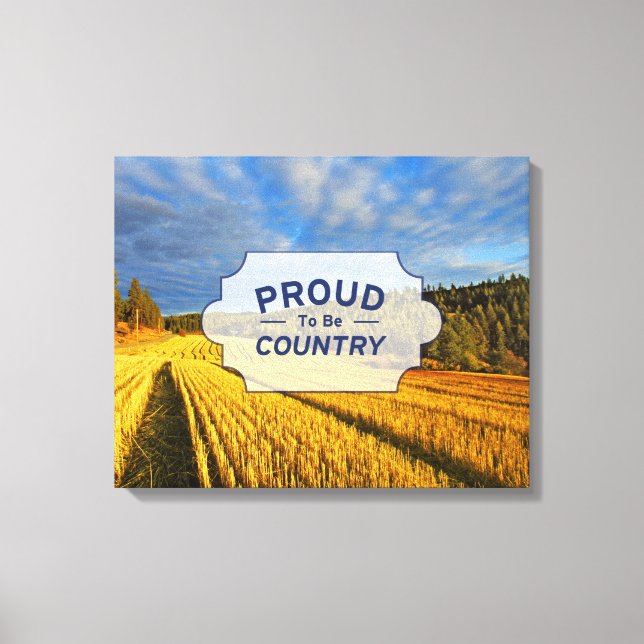 Toile Champ de blé après récolte (Recto)