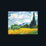 Toile Champ de blé avec Cyprès par Vincent Van G<br><div class="desc">Champ de blé avec cyprès par Vincent Van G Canvas Imprimer Champ de blé avec cyprès (1889) par Vincent Van Gogh</div>