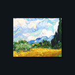 Toile Champ de blé avec Cyprès par Vincent Van Gogh<br><div class="desc">Champ de blé avec Cyprès par Vincent Van Gogh</div>