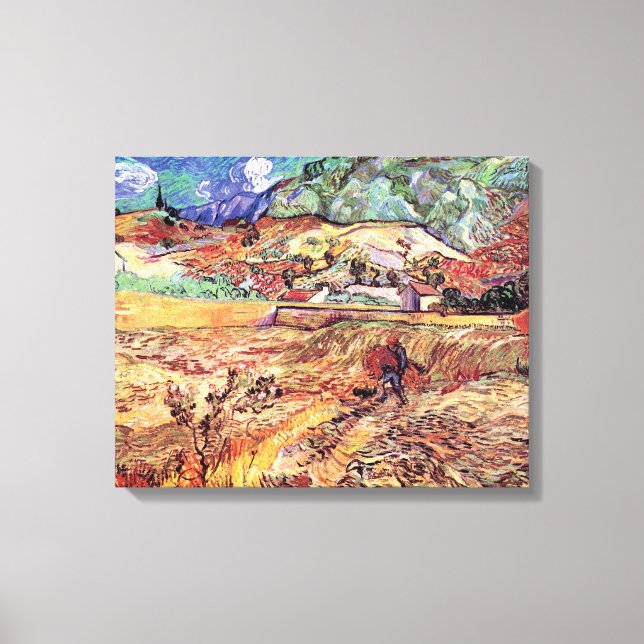 Toile Champ de blé clos - Vincent Van Gogh Art Fine (Recto)