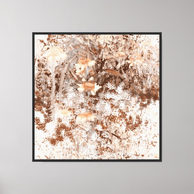 Toile Champ de fleurs sauvages Impressionnisme- (Recto)