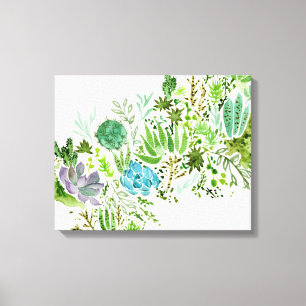 Toile Champ succulent I