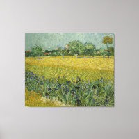 Champ Van Gogh Avec Fleurs Près D'Arles