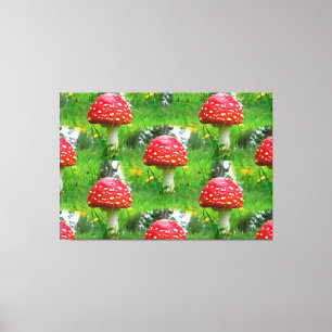 Toile Champignons